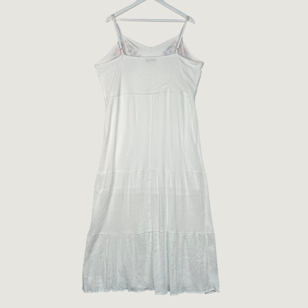 Kelly Renee White Floral Embroidered Midi Dress Womens XXL 2XBoho Cottagecore - Picture 3 of 9
